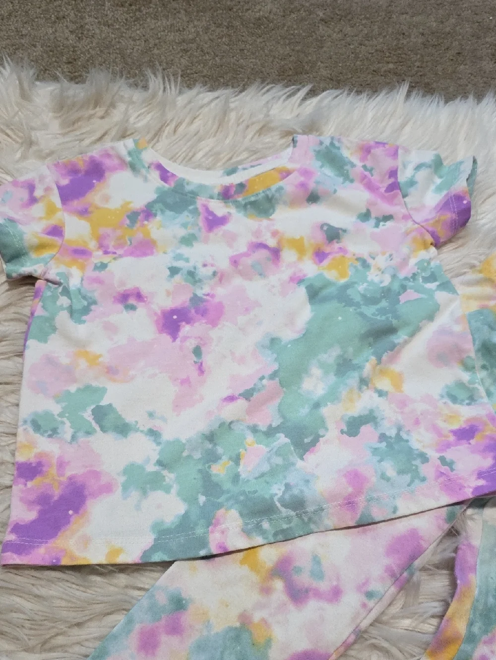 Cat & Jack Matching Tie Dye Set- XS Or 4/5